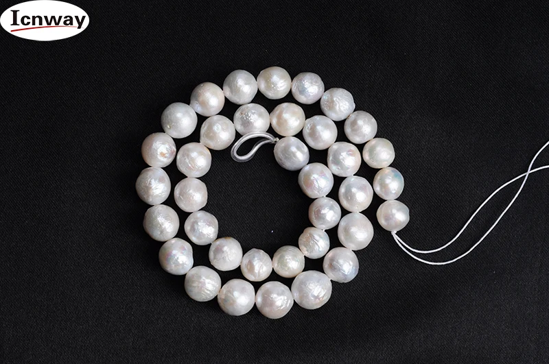 Natural Edison Freshwater Pearl white 11-12mm round For Jewelry Making 15inches DIY necklace bracelet FreeShipping Wholesale
Natural Edison Freshwater Pearl white 11-12mm round For Jewelry Making 15inches DIY necklace bracelet FreeShipping Wholesale
