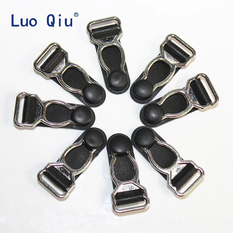 Luo Qiu Garter clip 100 pcs/lot 1.2cm Garment clip Clothing accessories Sewing Supplies Silver Metal+Black PP suspender clip
Luo Qiu Garter clip 100 pcs/lot 1.2cm Garment clip Clothing accessories Sewing Supplies Silver Metal+Black PP suspender clip