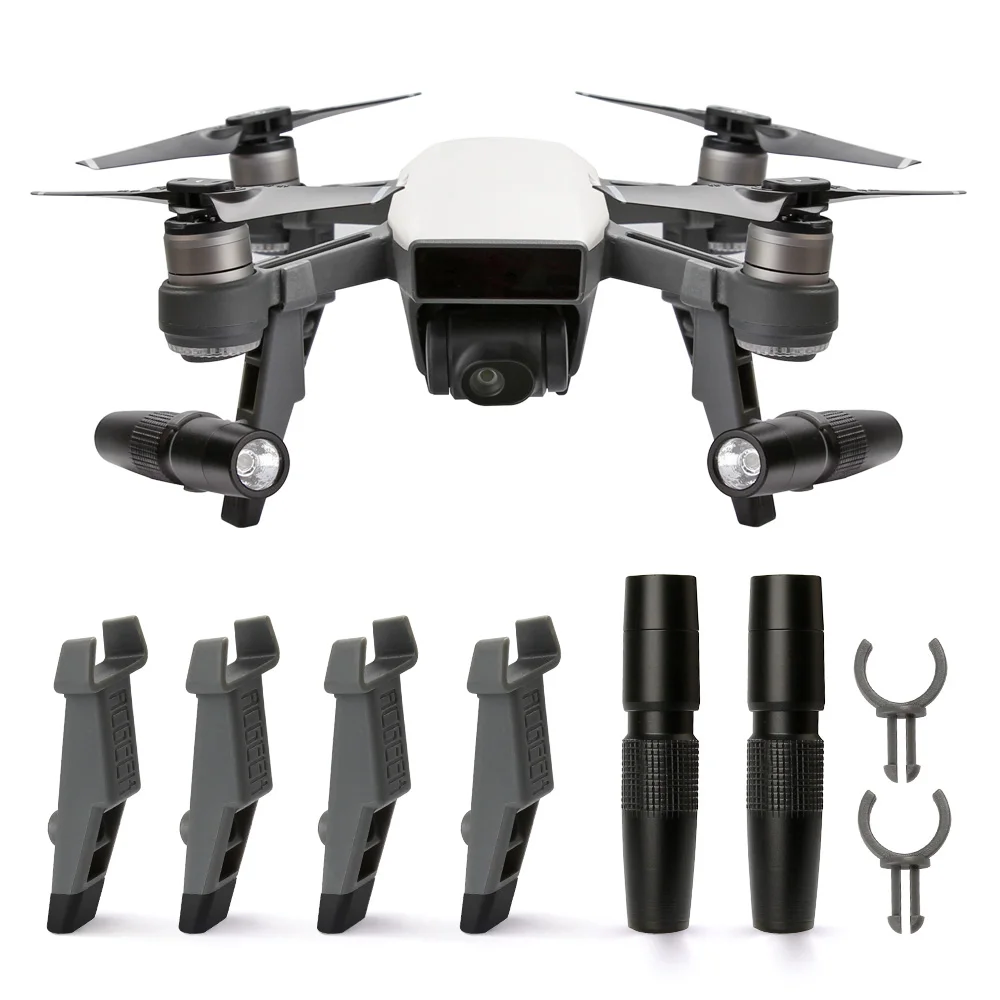 Extended Landing Gear Extension Legs Holder Skeletons with LED Light Headlamp Set Accessories For DJI Spark
Extended Landing Gear Extension Legs Holder Skeletons with LED Light Headlamp Set Accessories For DJI Spark