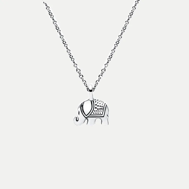 XIYANIKE 925 Sterling Silver ewelry Simple Hot Fashion Auspicious Elephant Necklace Fascinating Women Jewely Gifts Custom
XIYANIKE 925 Sterling Silver ewelry Simple Hot Fashion Auspicious Elephant Necklace Fascinating Women Jewely Gifts Custom