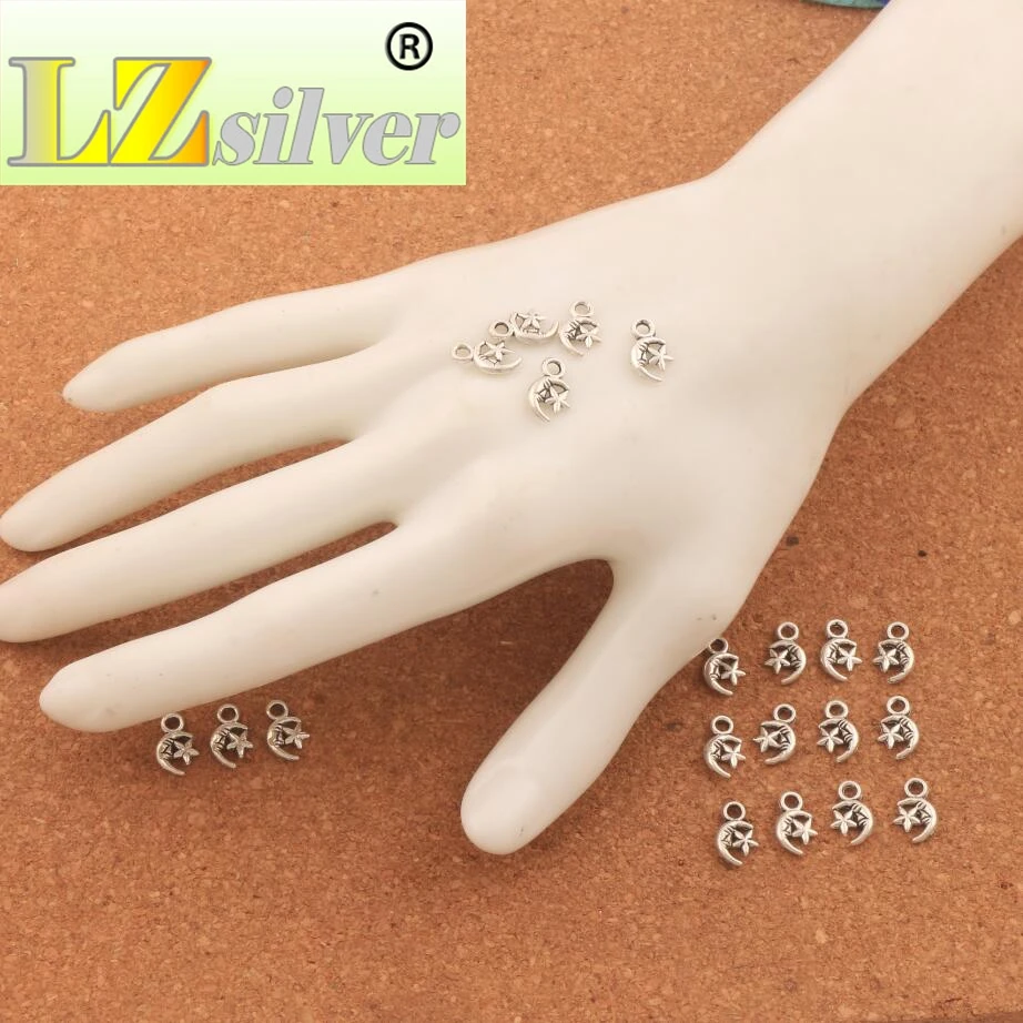 Moon Star Spacer Charm Beads 11.5x7.1mm 800pcs zinc alloy Pendants Alloy Handmade Jewelry DIY L146
Moon Star Spacer Charm Beads 11.5x7.1mm 800pcs zinc alloy Pendants Alloy Handmade Jewelry DIY L146