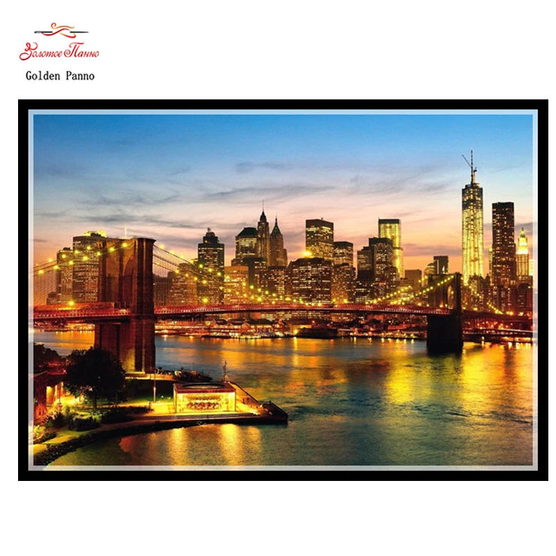 Golden Panno,Needlework,DIY DMC Cross stitch,Sets For Embroidery kit 14ct unprinted cotton thread New York Cross-Stitching
Golden Panno,Needlework,DIY DMC Cross stitch,Sets For Embroidery kit 14ct unprinted cotton thread New York Cross-Stitching