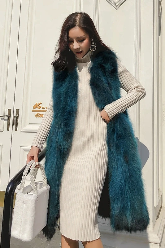 Real Fox Fur Coats Fur vest female fashion new 2021 autumn and winter fashion long raccoon fur vestWinter Warm Outwear
Real Fox Fur Coats Fur vest female fashion new 2021 autumn and winter fashion long raccoon fur vestWinter Warm Outwear