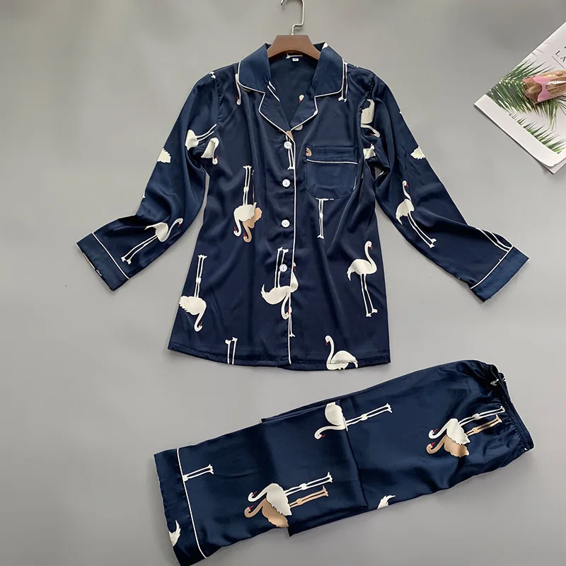 Summer Women Shirt Trousers Pajamas Sets Sleepwear Lady Home Wear Two piec Nightgown Suit Robe Bath Gown Sleepshirts M-XL
Summer Women Shirt Trousers Pajamas Sets Sleepwear Lady Home Wear Two piec Nightgown Suit Robe Bath Gown Sleepshirts M-XL