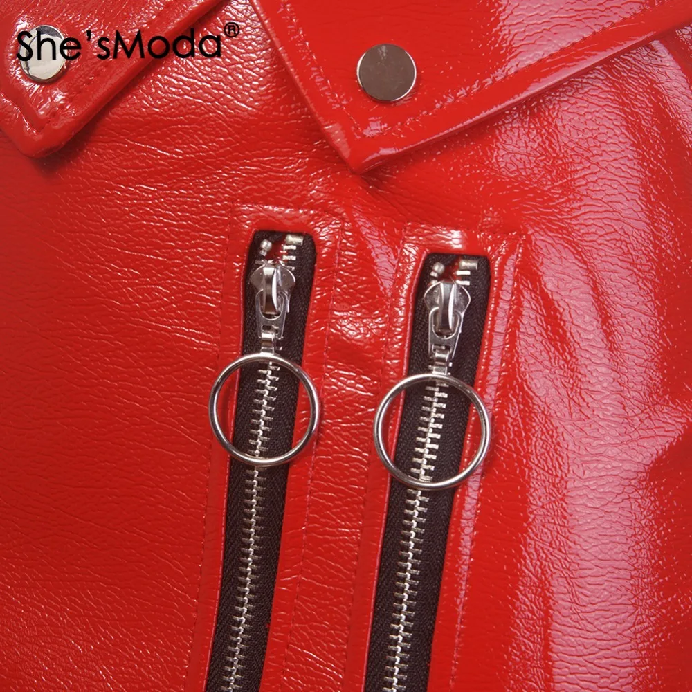 She'sModa Patent PU Leather Women's Zipper Skirt Party Celeb Party Summer & Winter Pencil Straight Mini Skirt
She'sModa Patent PU Leather Women's Zipper Skirt Party Celeb Party Summer & Winter Pencil Straight Mini Skirt