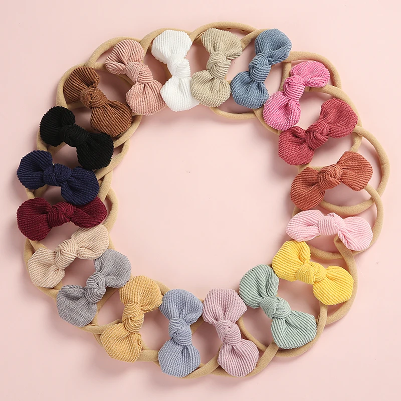 19Pcs Candy Colors Corduroy Bows Nylon Hairbands Baby Girls Knotbows Nylon Headbands Todder Hair Accessories 0-3T Traceless
19Pcs Candy Colors Corduroy Bows Nylon Hairbands Baby Girls Knotbows Nylon Headbands Todder Hair Accessories 0-3T Traceless