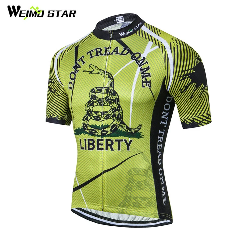 Weimostar USA Don't Tread On Me, Велоспорт Джерси, топ для мужчин, короткий рукав, гоночный спортивный велосипед, одежда для велоспорта, дорожный MTB велоси...
Weimostar USA Don't Tread On Me, Велоспорт Джерси, топ для мужчин, короткий рукав, гоночный спортивный велосипед, одежда для велоспорта, дорожный MTB велоси...