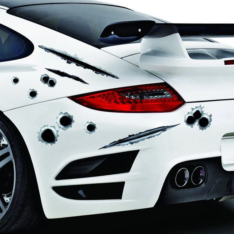 Car Stickers 3D Bullet Hole Funny Decal Motorcycle Scratch Realistic Bullet Hole Waterproof Stickers car stickers and decals
Car Stickers 3D Bullet Hole Funny Decal Motorcycle Scratch Realistic Bullet Hole Waterproof Stickers car stickers and decals