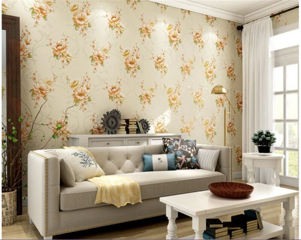 beibehang papel de parede American pastoral fine embossed big flower 3D non-woven wallpaper hudas beauty bebang papel tapiz
beibehang papel de parede American pastoral fine embossed big flower 3D non-woven wallpaper hudas beauty bebang papel tapiz