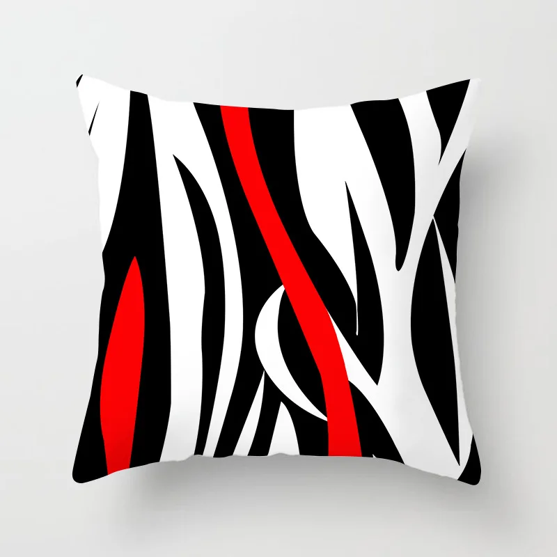 Modern Creative Red Black Geometric Printed Cushion Cover Home Office Decorative Pillow Covers 45x45cm Sofa Car Waist Pillowcase
Modern Creative Red Black Geometric Printed Cushion Cover Home Office Decorative Pillow Covers 45x45cm Sofa Car Waist Pillowcase