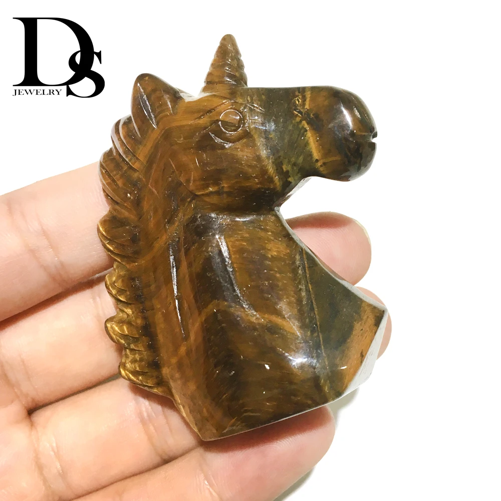 DS 2" Natural Tiger eye Crystal Unicorn Reiki Healing Crystal Figurine Hand Craft Carved Quartz Crystal Statue Decoration
DS 2" Natural Tiger eye Crystal Unicorn Reiki Healing Crystal Figurine Hand Craft Carved Quartz Crystal Statue Decoration