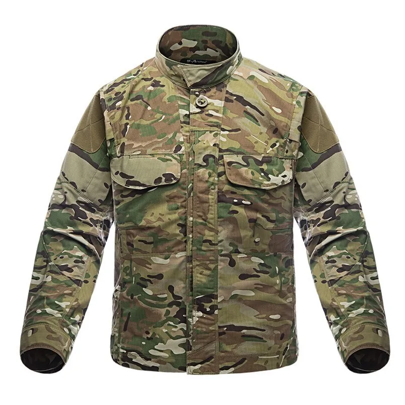Новейшая тактическая рубашка с длинным рукавом военная Униформа для солдат