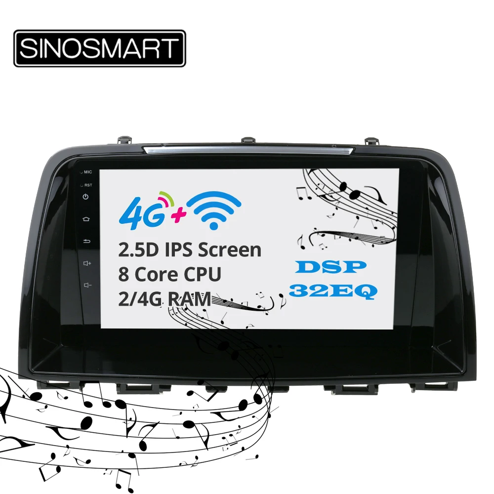Sinosmart поддержка BOSE IPS/QLED 2.5D экран автомобиля gps Мультимедиа Радио Навигация плеер