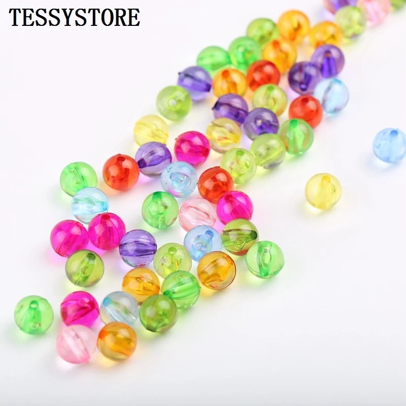 6mm/8mm/10mm Transparent Acrylic Round Beads Colored Plastic Spacer Beads For Jewelry Making Bracelet Handmade DIY Accessories
6mm/8mm/10mm Transparent Acrylic Round Beads Colored Plastic Spacer Beads For Jewelry Making Bracelet Handmade DIY Accessories