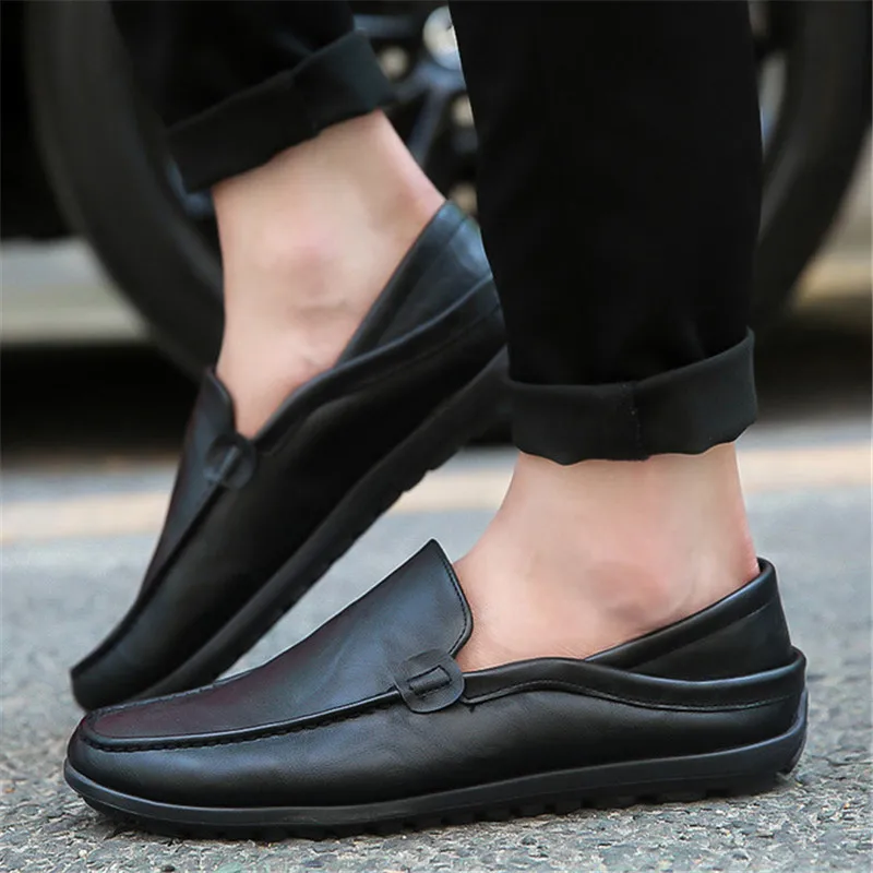 new Fashion Men Flat Shoes leather Comfortable Men Casual Shoes Footwear Chaussures Flats Men Slip On Lazy Shoes Zapatos Hombre
new Fashion Men Flat Shoes leather Comfortable Men Casual Shoes Footwear Chaussures Flats Men Slip On Lazy Shoes Zapatos Hombre