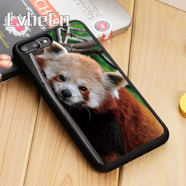 Чехол для телефона LvheCn с красной пандой iPhone 5 6 s 7 8 plus 11 12 Pro X XR XS Max Samsung Galaxy S6 S7 edge S8 S9