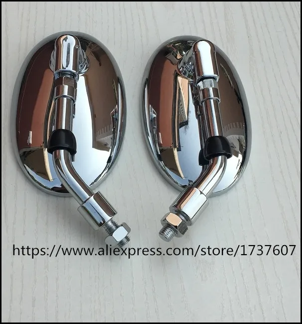 1pair GN coffee Motorcycle Rearview Mirrors /electric Motorcycle stem mirror/Vintage motorcycle Side Mirrors 10mm screw thread
1pair GN coffee Motorcycle Rearview Mirrors /electric Motorcycle stem mirror/Vintage motorcycle Side Mirrors 10mm screw thread