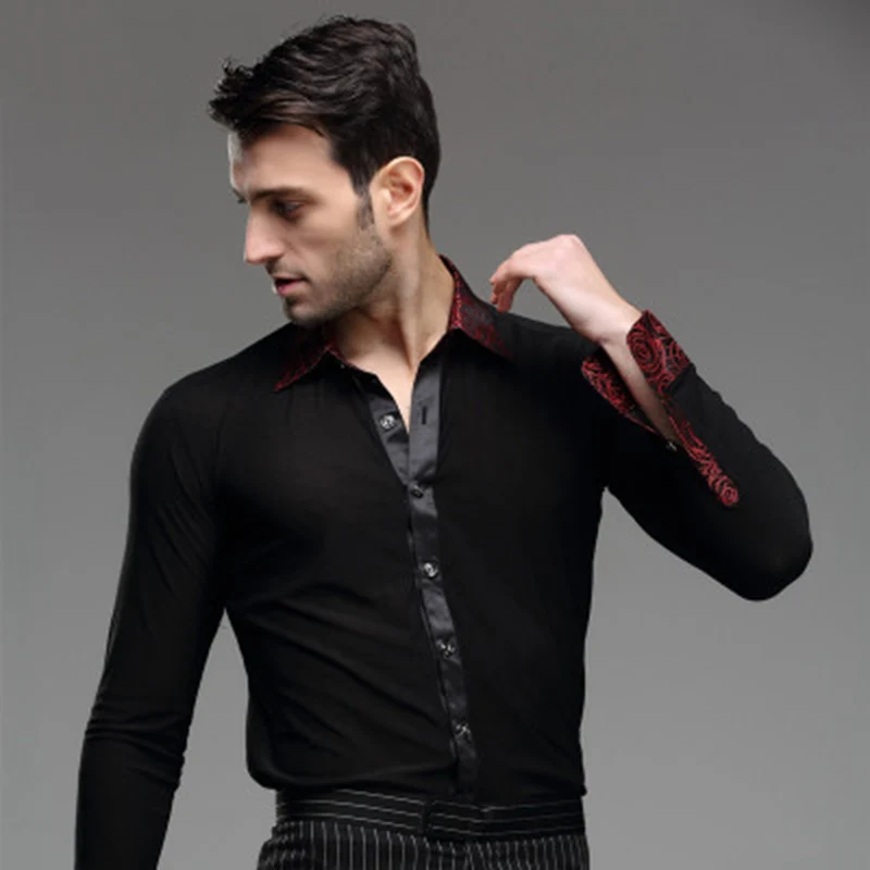 Men's Latin Dance Coat Adult Male Square Short Sleeved Shirt Fashion Rumba Samba Dancing Clothes Morden Canding Clothes
Men's Latin Dance Coat Adult Male Square Short Sleeved Shirt Fashion Rumba Samba Dancing Clothes Morden Canding Clothes