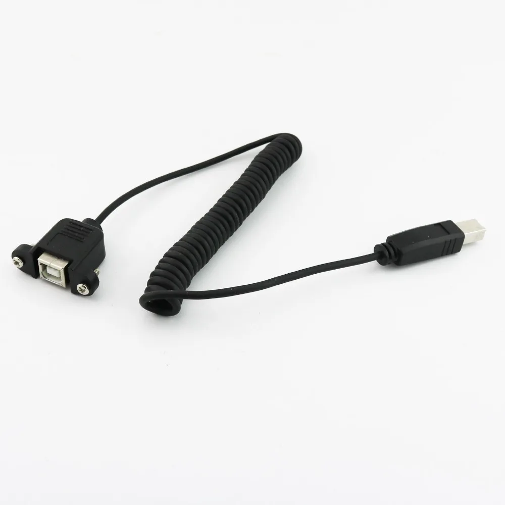 10x USB 2.0 B Female Panel Mount To USB 2.0 B Male Plug Extension Coiled Spiral Connector Cable 5ft/1.5m
10x USB 2.0 B Female Panel Mount To USB 2.0 B Male Plug Extension Coiled Spiral Connector Cable 5ft/1.5m