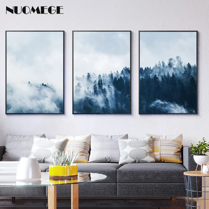 NUOMEGE Nordic Style Forest Landscape 3 Pieces Canvas Poster Wall Art paintings for living room Modern Home Decoration Picture
NUOMEGE Nordic Style Forest Landscape 3 Pieces Canvas Poster Wall Art paintings for living room Modern Home Decoration Picture