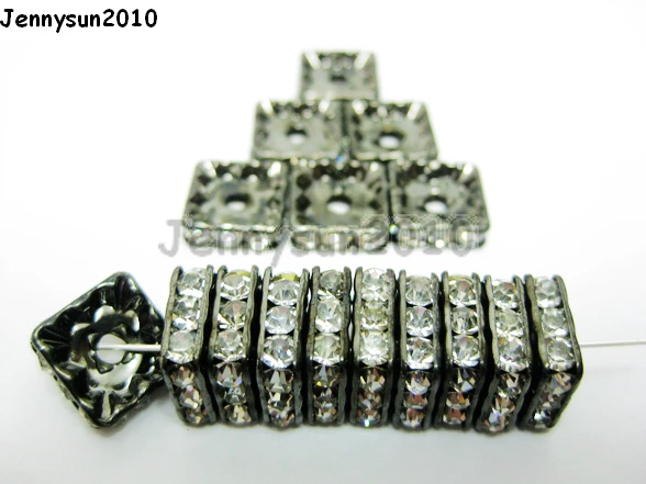 200pcs/lot 5mm Top Quality Czech Clear Crystal Rhinestone Pave Squaredelle Metal Gunmetal Plated Spacer Loose Beads Jewelry
200pcs/lot 5mm Top Quality Czech Clear Crystal Rhinestone Pave Squaredelle Metal Gunmetal Plated Spacer Loose Beads Jewelry
