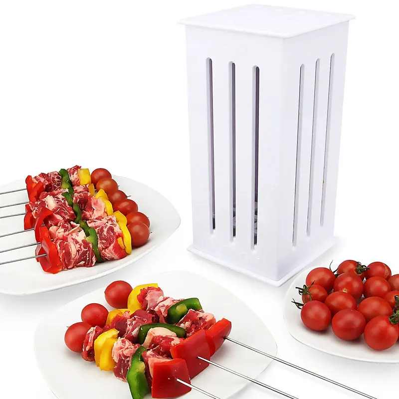 HOONAO Инструменты для барбекю машина мяса шашлык Brochttes аксессуары шашлыка гриль 16