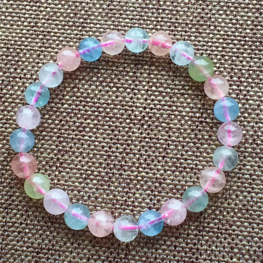 Wholesale 8mm Colorful Natural Morganite Gem Stone Clear Round Bead Crystal Stretch Bracelets
Wholesale 8mm Colorful Natural Morganite Gem Stone Clear Round Bead Crystal Stretch Bracelets