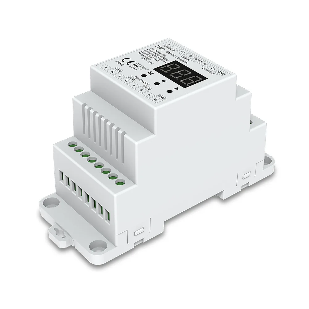 5piece D4C 4 Channel Din DMX512 Constant Current Decoder 12-48VDC4CH output with display for setting dmx address
5piece D4C 4 Channel Din DMX512 Constant Current Decoder 12-48VDC4CH output with display for setting dmx address