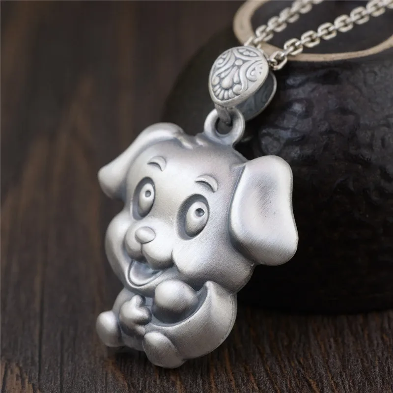 BESTLYBUY Real 990 Sterling Silver Dog Pendants for Women Men Jewelry Accessories Silver Pendant Without Chain
BESTLYBUY Real 990 Sterling Silver Dog Pendants for Women Men Jewelry Accessories Silver Pendant Without Chain