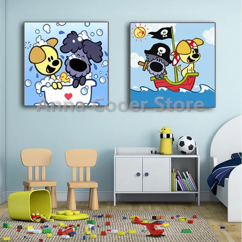 Full Square/Round Drill 5D DIY Diamond Painting "Cartoon Woezel Pip" 3D Embroidery Cross Stitch Mosaic Rhinestone Decor
Full Square/Round Drill 5D DIY Diamond Painting "Cartoon Woezel Pip" 3D Embroidery Cross Stitch Mosaic Rhinestone Decor