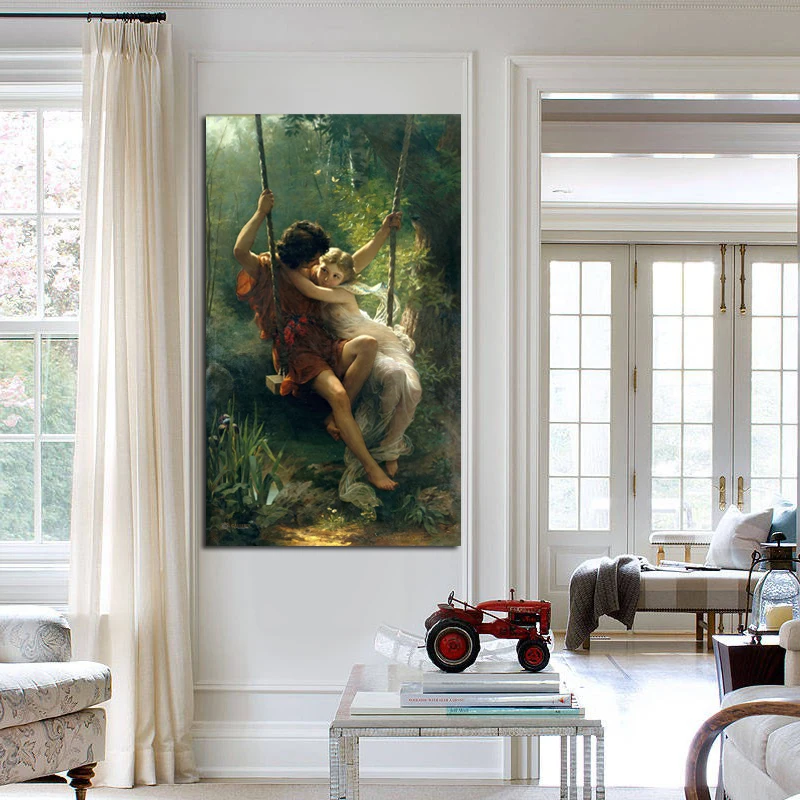 Classic Painting Poster Springtime Pierre Auguste Cot Figure Oil Painting Large Canvas Print Wall Art Famous Oil Painting
Classic Painting Poster Springtime Pierre Auguste Cot Figure Oil Painting Large Canvas Print Wall Art Famous Oil Painting