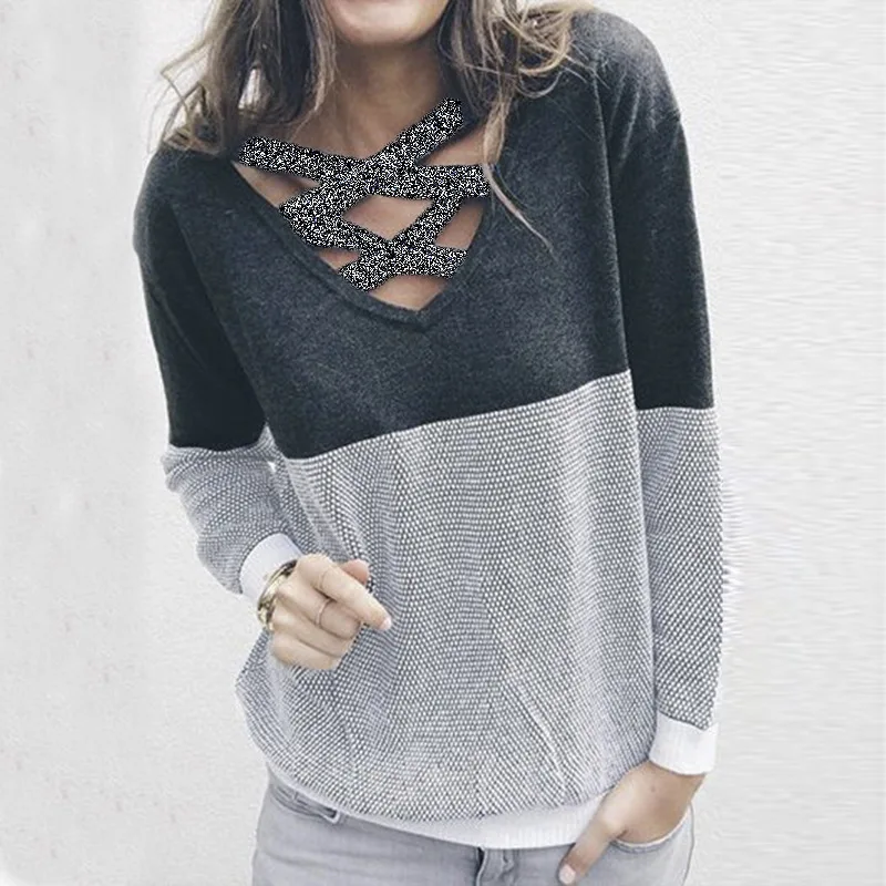 2018 Female Reversible Hollow Out Knitted Sweater Pullover Backless Long Sleeve Two Side Wear Autumn Winter Plus Size
2018 Female Reversible Hollow Out Knitted Sweater Pullover Backless Long Sleeve Two Side Wear Autumn Winter Plus Size