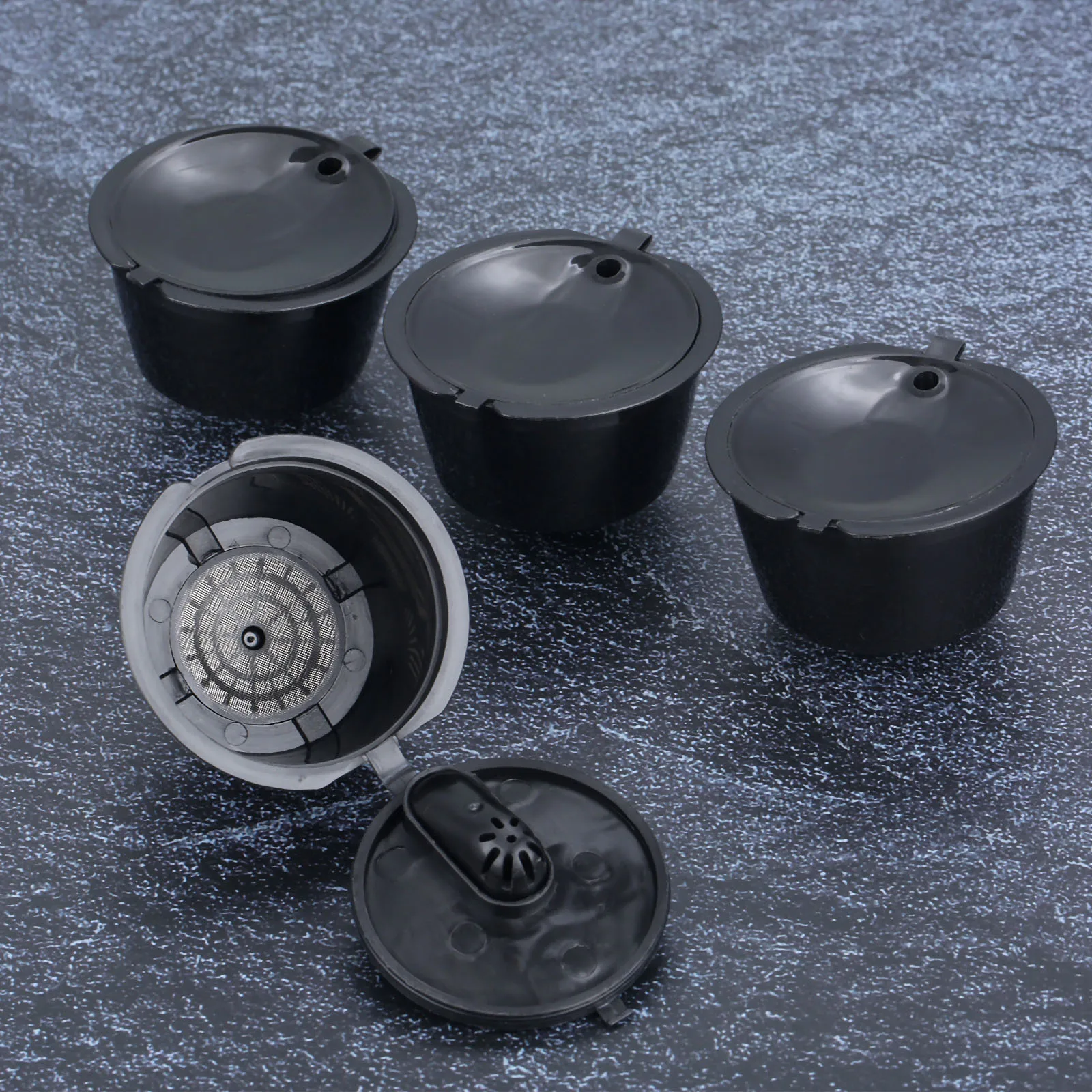 New 4Pcs Coffee Capsules Filter Cup Refillable Reusable Coffee Capsule Pods For Dolce Gusto Machines i Cafilas
New 4Pcs Coffee Capsules Filter Cup Refillable Reusable Coffee Capsule Pods For Dolce Gusto Machines i Cafilas