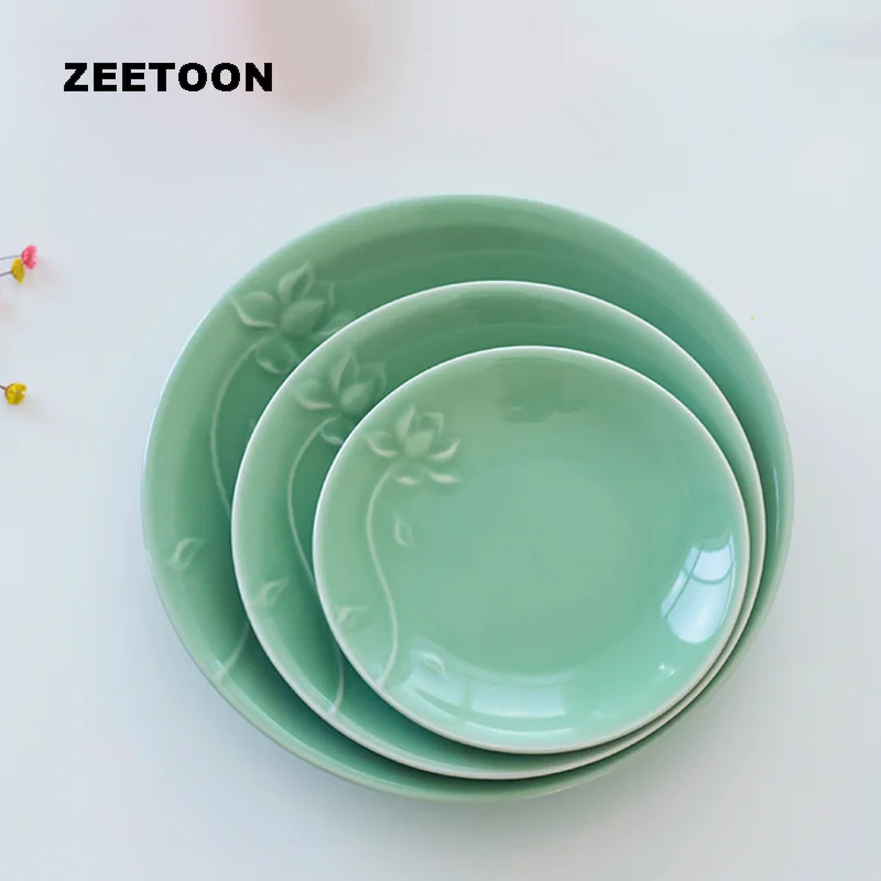 Круглая тарелка Longquan Celadon, обеденные тарелки, Женский контейнер для торта, поднос для посуды, посуда в качестве декора
Круглая тарелка Longquan Celadon, обеденные тарелки, Женский контейнер для торта, поднос для посуды, посуда в качестве декора