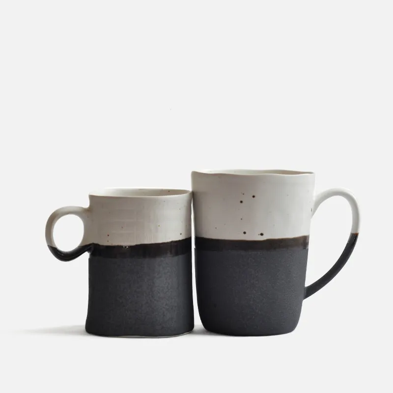 Фото Креативная керамическая ретро чашка в японском стиле с ручкой|mug cup|cup withdrinkware mug |