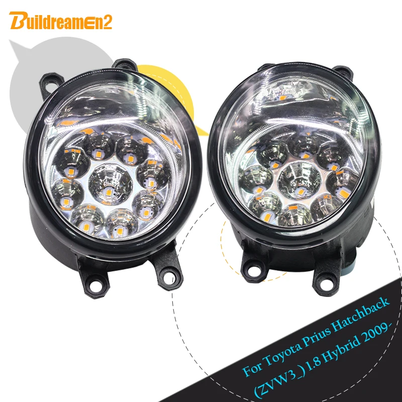 Buildreamen2 For Toyota Prius Hatchback (ZVW3_) 1.8 Hybrid 2009- Car Left + Right Fog Light LED Light DRL Daytime Running Light
Buildreamen2 For Toyota Prius Hatchback (ZVW3_) 1.8 Hybrid 2009- Car Left + Right Fog Light LED Light DRL Daytime Running Light