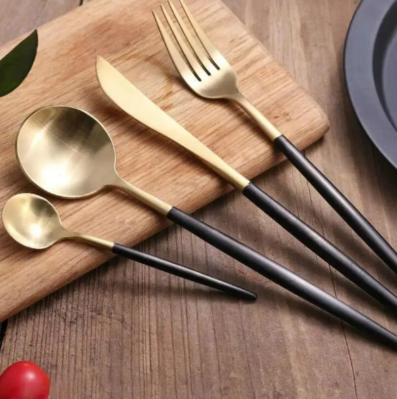 Japanese dinnerware cutlery set stainless steel gold plated flatware quality tableware household wholesale LX6706
Japanese dinnerware cutlery set stainless steel gold plated flatware quality tableware household wholesale LX6706