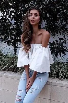 New Arrival Women Ladies Blouses off the shoulder Butterfly Sleeve Tops Short Shirts Summer Loose Tops One-size
New Arrival Women Ladies Blouses off the shoulder Butterfly Sleeve Tops Short Shirts Summer Loose Tops One-size