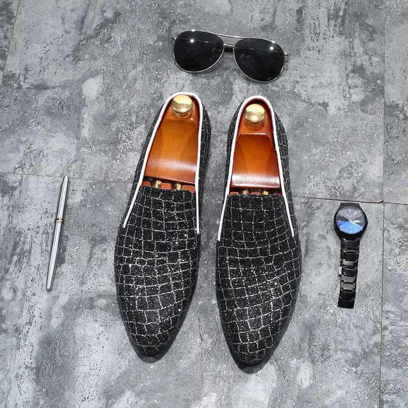 Luxury men shoes PU leather men's casual shoes Handmade luxurious comfortable breathable spring fashion men loafers 
Luxury men shoes PU leather men's casual shoes Handmade luxurious comfortable breathable spring fashion men loafers