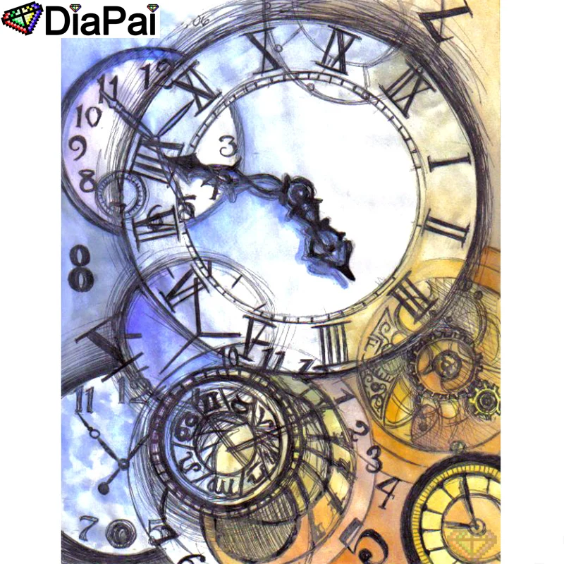 DIAPAI Diamond Painting 5D DIY 100% Full Square/Round Drill "Clock scenery" Diamond Embroidery Cross Stitch 3D Decor A18506
DIAPAI Diamond Painting 5D DIY 100% Full Square/Round Drill "Clock scenery" Diamond Embroidery Cross Stitch 3D Decor A18506