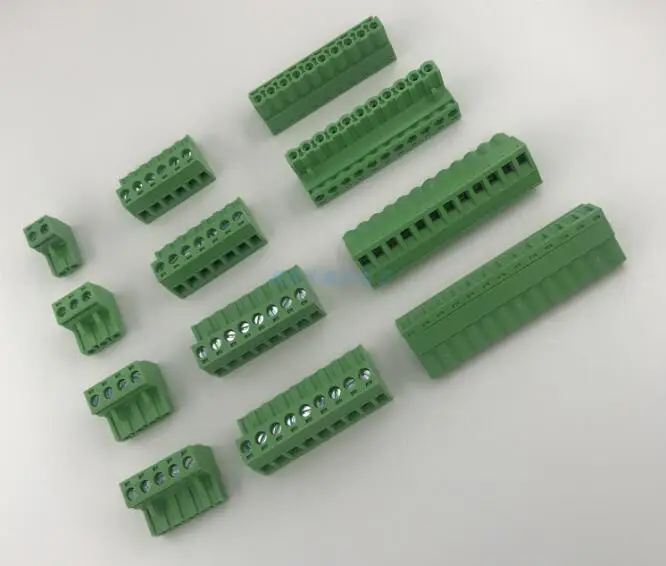 20sets 5.08 mm Pitch PCB Pluggable Screw Terminal Blocks, Plug + Straight needle Pin Socket 2 pin to 22pin
20sets 5.08 mm Pitch PCB Pluggable Screw Terminal Blocks, Plug + Straight needle Pin Socket 2 pin to 22pin