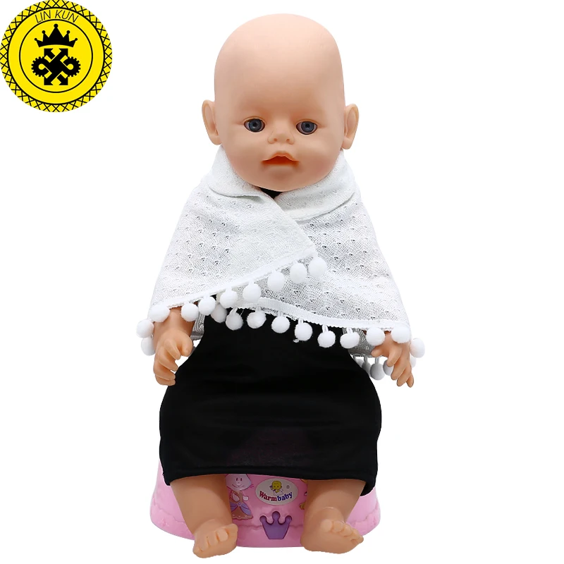 Baby Doll Clothes Black Dress + White Cloak Suit Fit 43cm Baby Doll Accessories Christmas Gift 366
Baby Doll Clothes Black Dress + White Cloak Suit Fit 43cm Baby Doll Accessories Christmas Gift 366