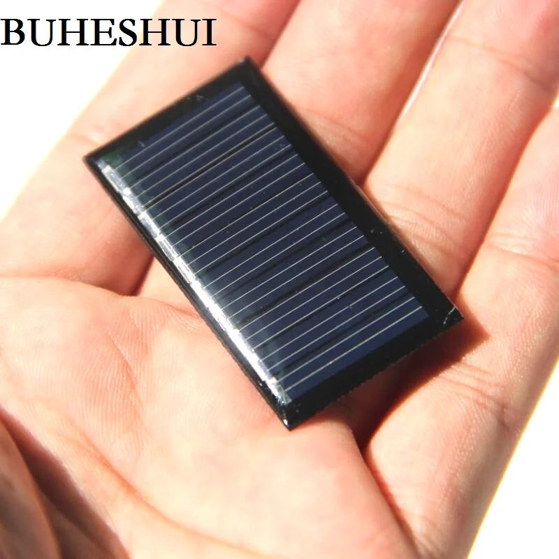 BUHESHUI 5 в 25 мА мини солнечная батарея небольшая панель для 3 7 В зарядное устройство