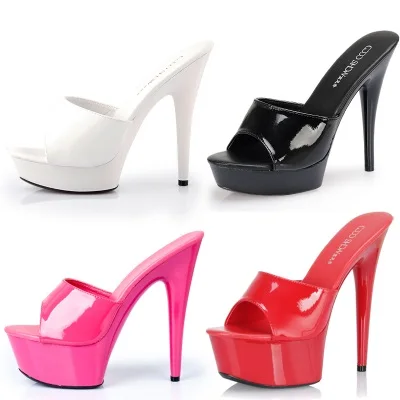 Woman Wedding Shoes Sandals 2019 Nightclub Sexy High-heeled 15cm Shoes Slippers Fine With Waterproof Sandal Summer Pumps
Woman Wedding Shoes Sandals 2019 Nightclub Sexy High-heeled 15cm Shoes Slippers Fine With Waterproof Sandal Summer Pumps