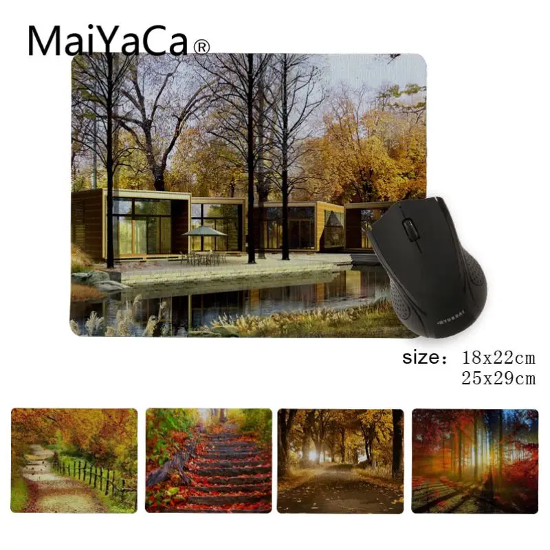 MaiYaCa Your Own Mats Autumn scenery yellow Durable Rubber Mouse Mat Pad Size 25x29cm 18x22cm Rubber Mousemats
MaiYaCa Your Own Mats Autumn scenery yellow Durable Rubber Mouse Mat Pad Size 25x29cm 18x22cm Rubber Mousemats