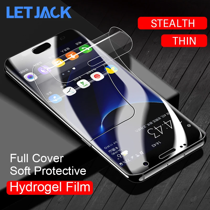 Full Cover Soft Hydrogel Film for Samsung Galaxy S9 S8 Plus S7 Edge S21 S20 Ultra Note 20 8 9 10 Plus Screen Protector Not Glass
Full Cover Soft Hydrogel Film for Samsung Galaxy S9 S8 Plus S7 Edge S21 S20 Ultra Note 20 8 9 10 Plus Screen Protector Not Glass