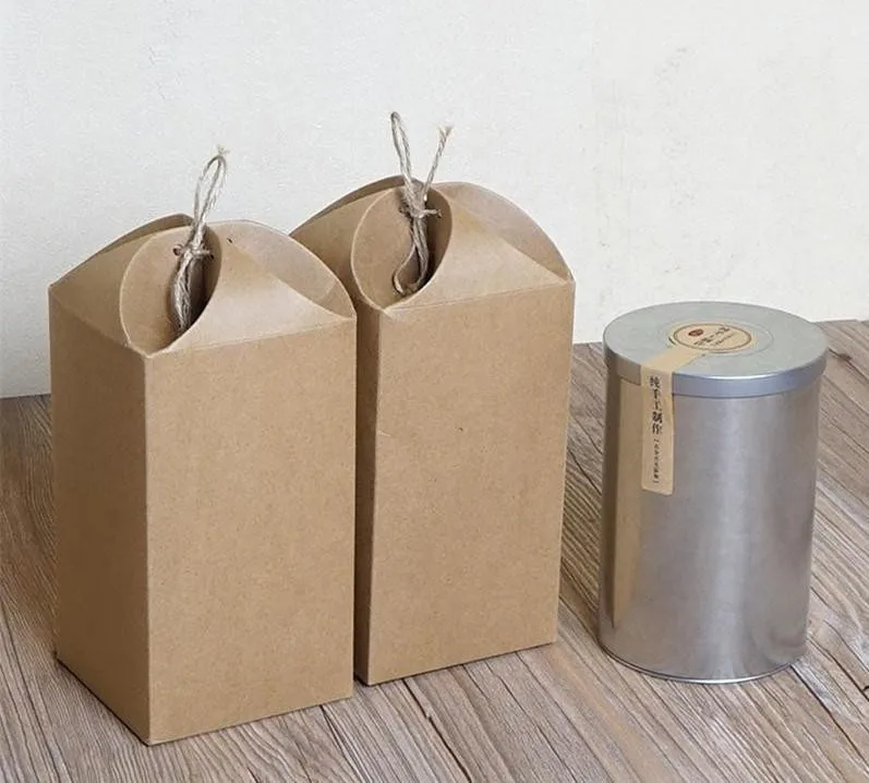 10pcs/lot-10*10*22cm Portable rope kraft gift box biscuits candy box snack specialty dry tea storage box DIY Craft packaging
10pcs/lot-10*10*22cm Portable rope kraft gift box biscuits candy box snack specialty dry tea storage box DIY Craft packaging