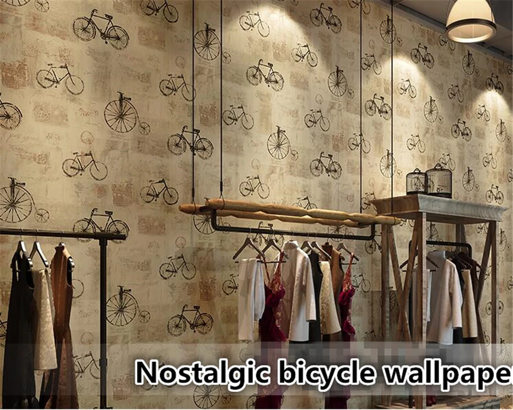 beibehang wallpaper Retro nostalgic 3d wallpaper bike photo wallpaper home decor clothing store cafe restaurant wallpaper 3d
beibehang wallpaper Retro nostalgic 3d wallpaper bike photo wallpaper home decor clothing store cafe restaurant wallpaper 3d