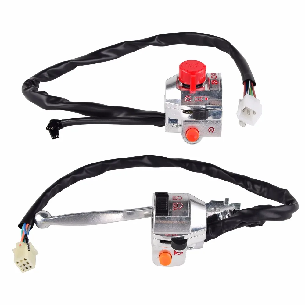 Left & Right Handlebar Switch gear For Honda CA160 CA175 CB100 125 160 175 CL SL TL XL CT90 XL250 XL350 TL250 CD175 CT125 CB200T
Left & Right Handlebar Switch gear For Honda CA160 CA175 CB100 125 160 175 CL SL TL XL CT90 XL250 XL350 TL250 CD175 CT125 CB200T