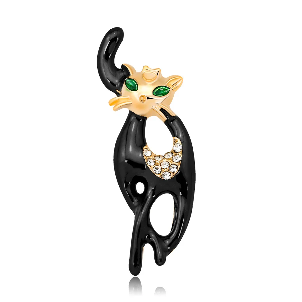 2018 Fashion Alloy cute cat Brooches jewelry Rhinestone animals pins and brooches for women men clothes pins metal
2018 Fashion Alloy cute cat Brooches jewelry Rhinestone animals pins and brooches for women men clothes pins metal